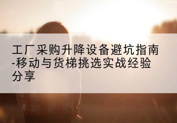 青铜峡移动式升降机怎么选-工厂采购升降设备避坑指南-移动与货梯挑选实战经验分享
